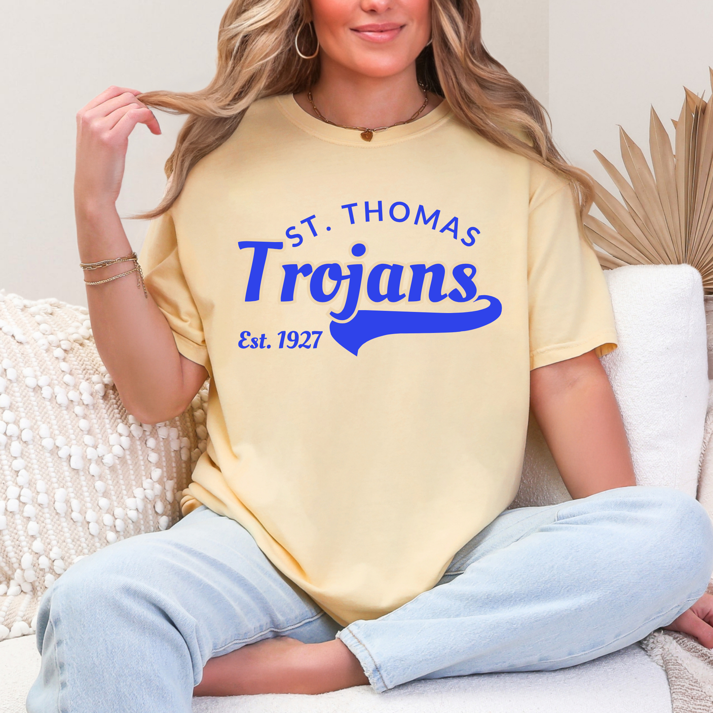 Vintage Trojans | Short Sleeve Adult Tee