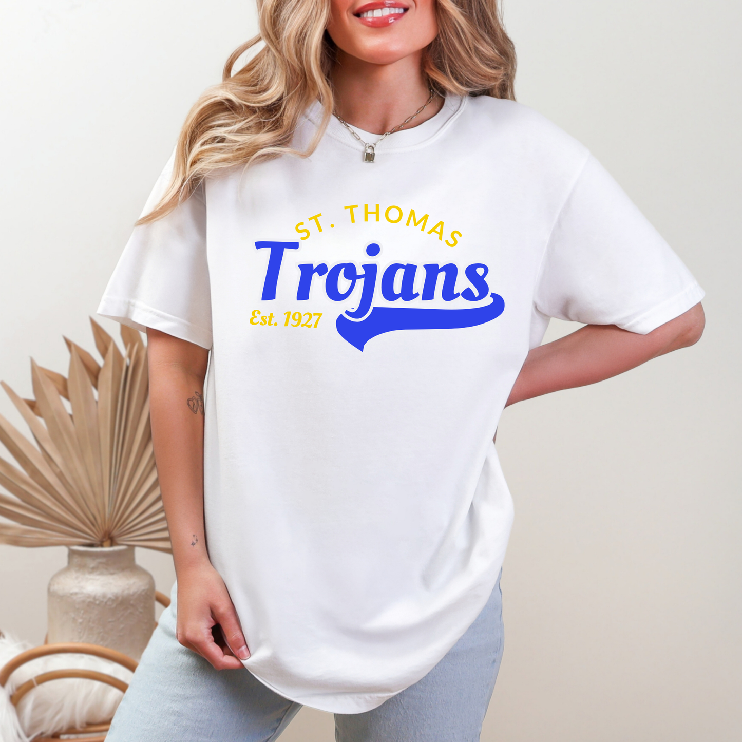 Vintage Trojans | Short Sleeve Adult Tee