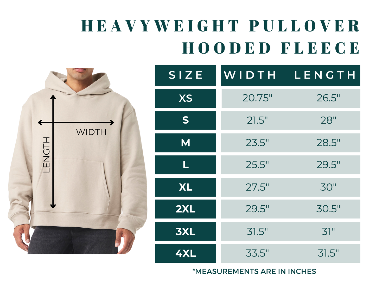 Senior HHS Soccer Personalized | Heavyweight Hooded Fleece