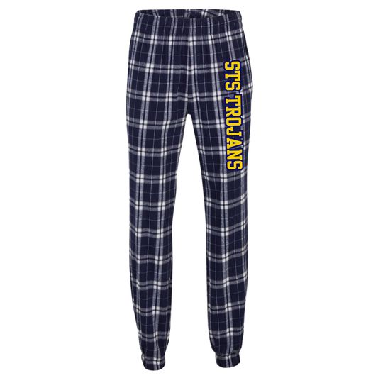 NEW! STS Trojans | Adult Flannel Jogger