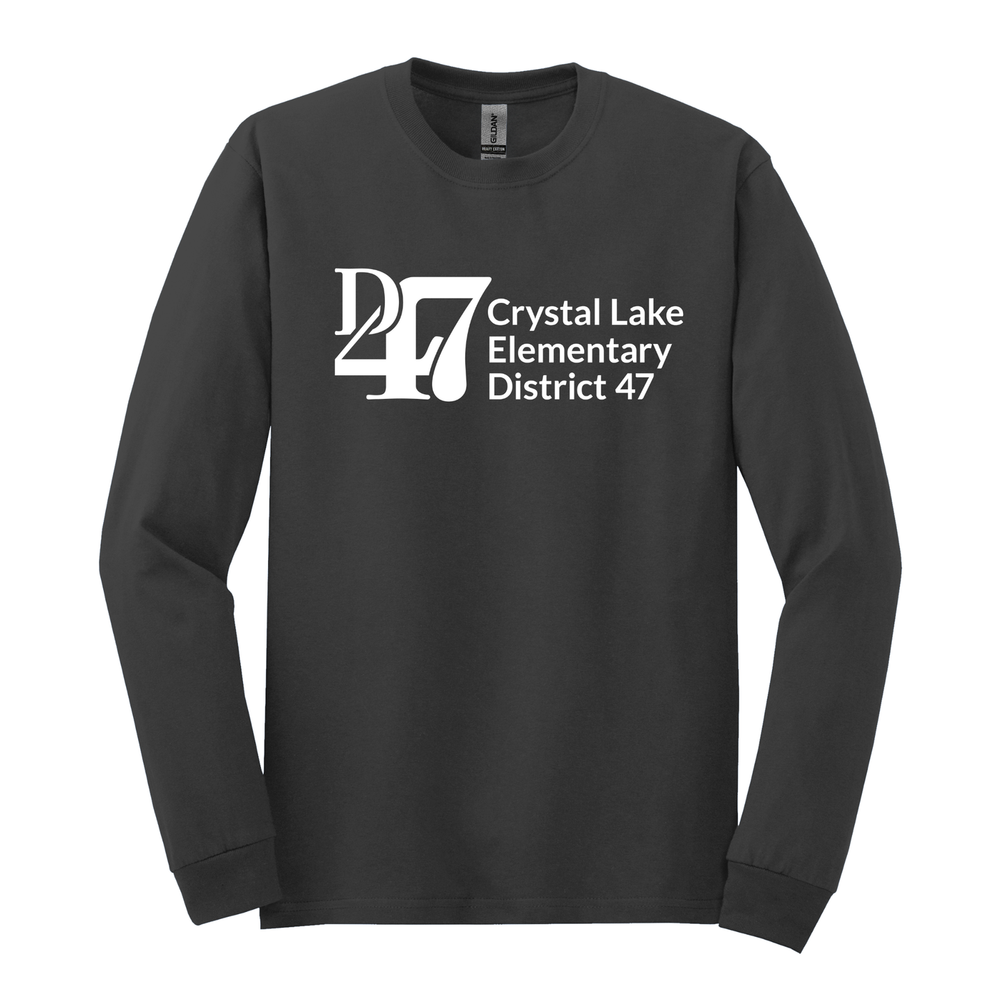 CL D47 Logo Horizontal White | Long Sleeve Adult Tee