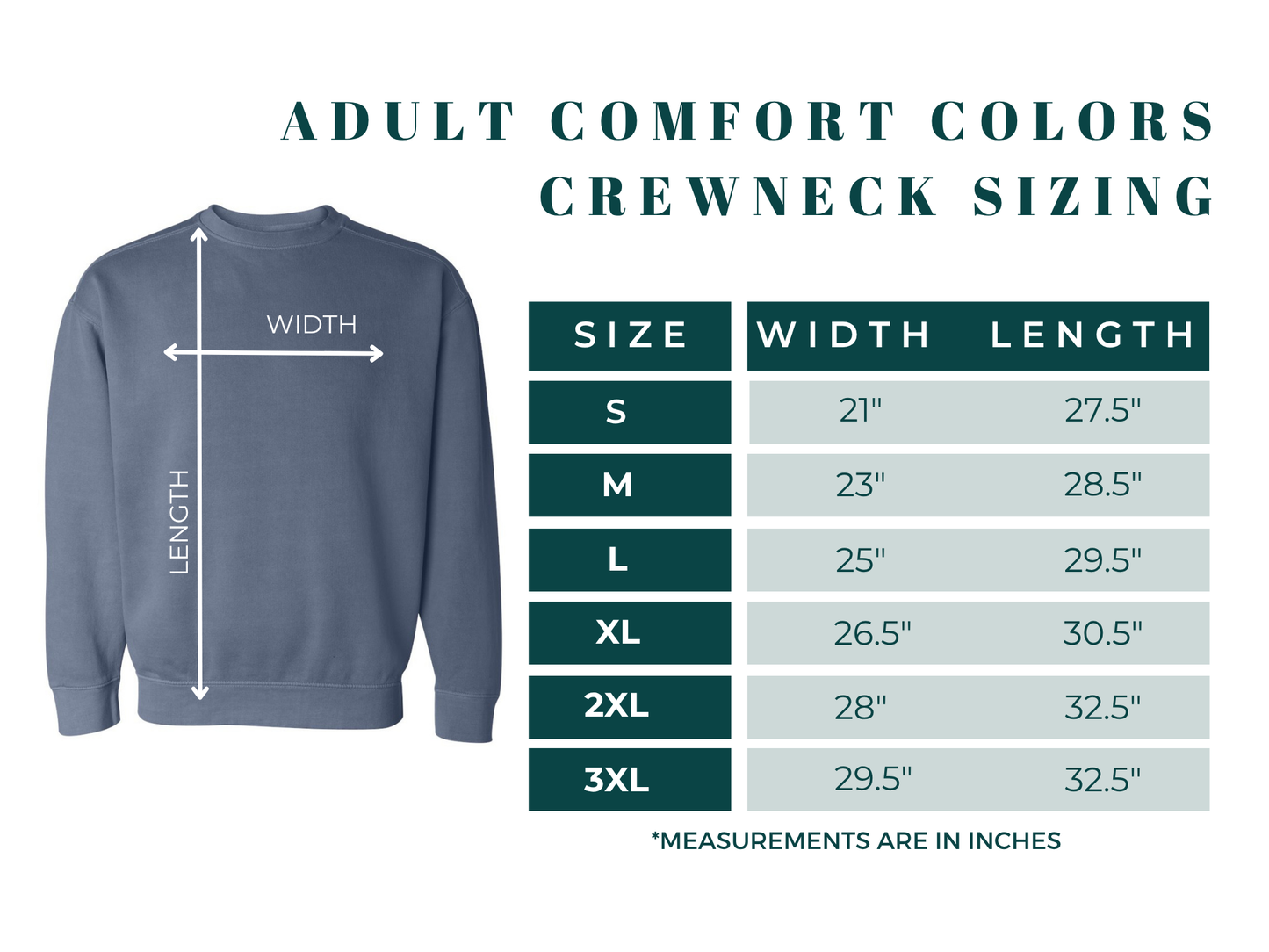 Glacier Ridge, Est. 2001 | Adult Comfort Colors Crewneck
