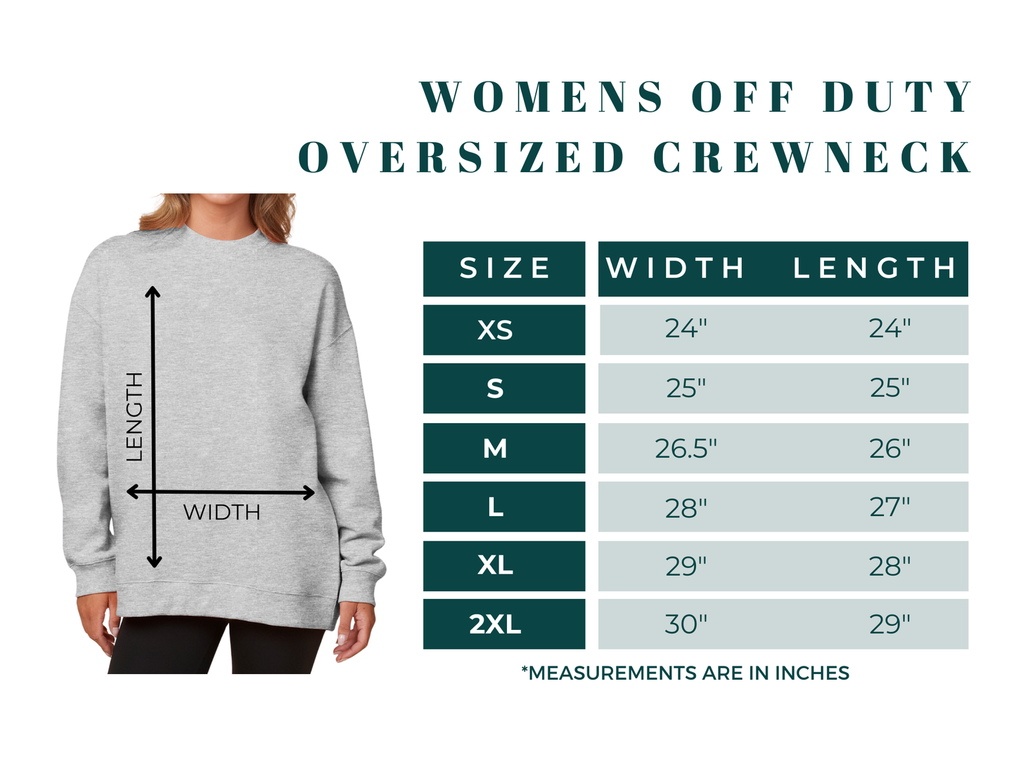 HHS Soccer Personalized | Ladies Oversized Crewneck