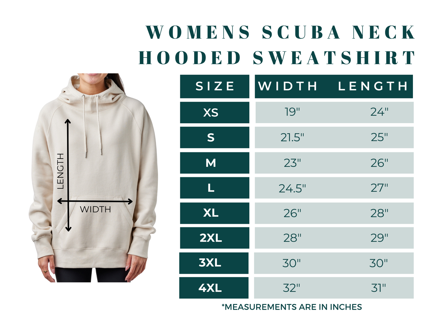 HHS Soccer Personalized | Ladies Scuba Neck Pullover Hoodie