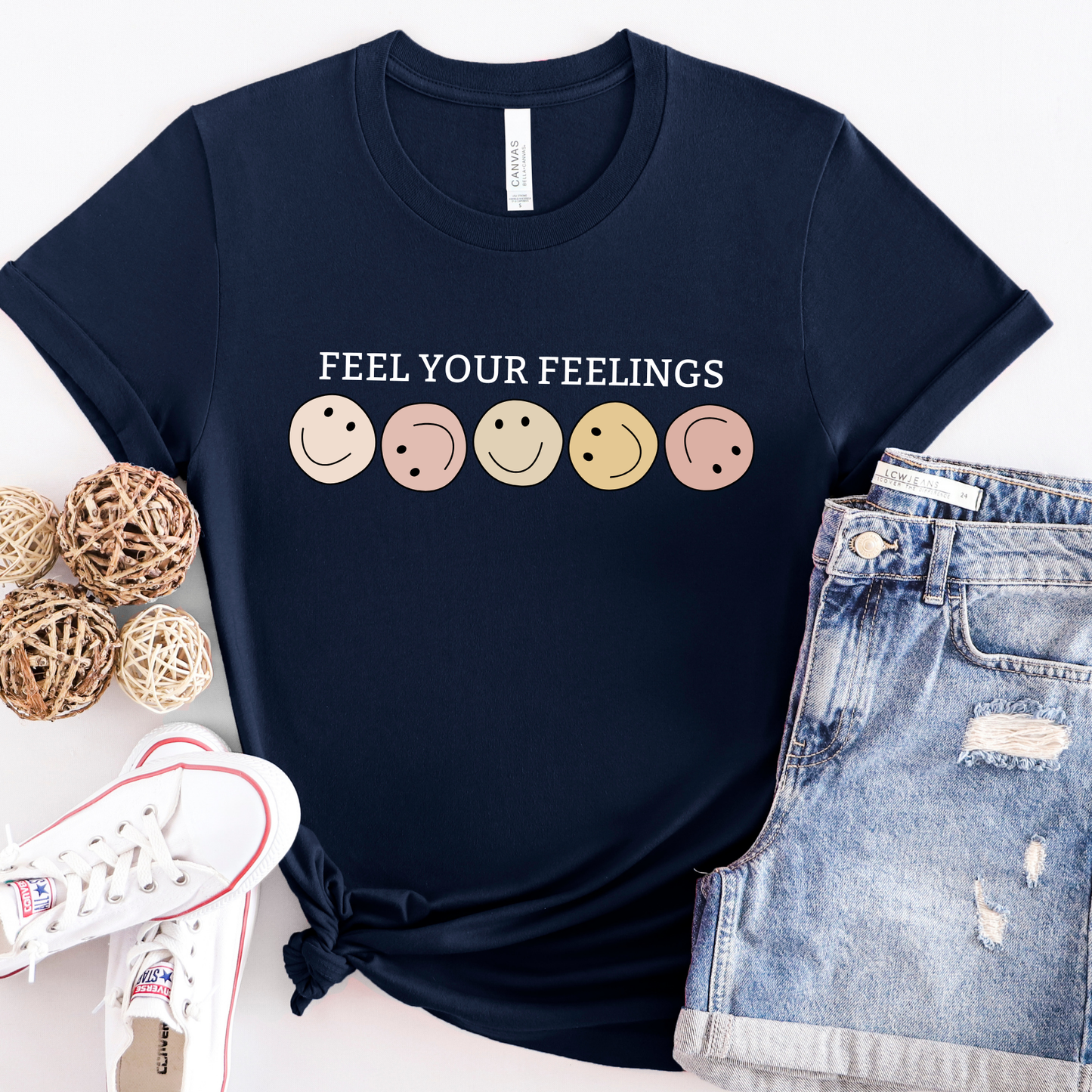 Feel Your Feelings // Neutral | Short Sleeve Adult Tee