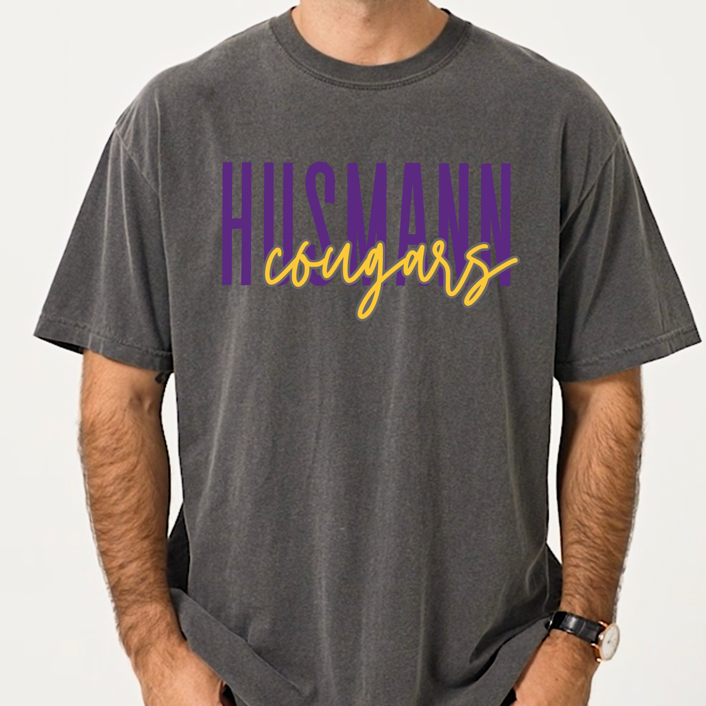 Husmann Cougars | Short Sleeve Adult Tee