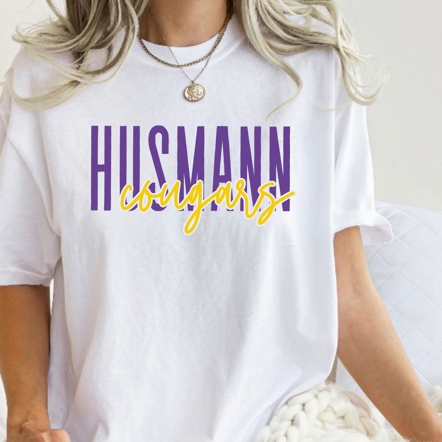 Husmann Cougars | Short Sleeve Adult Tee