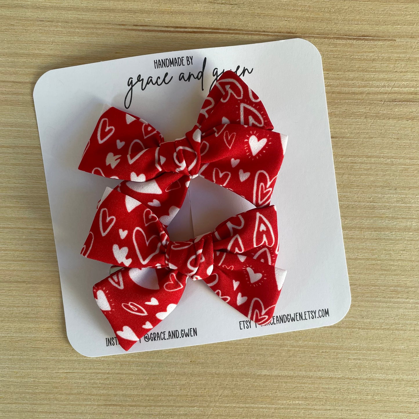 Heart Month Bows | A Grace & Gwen Collaboration