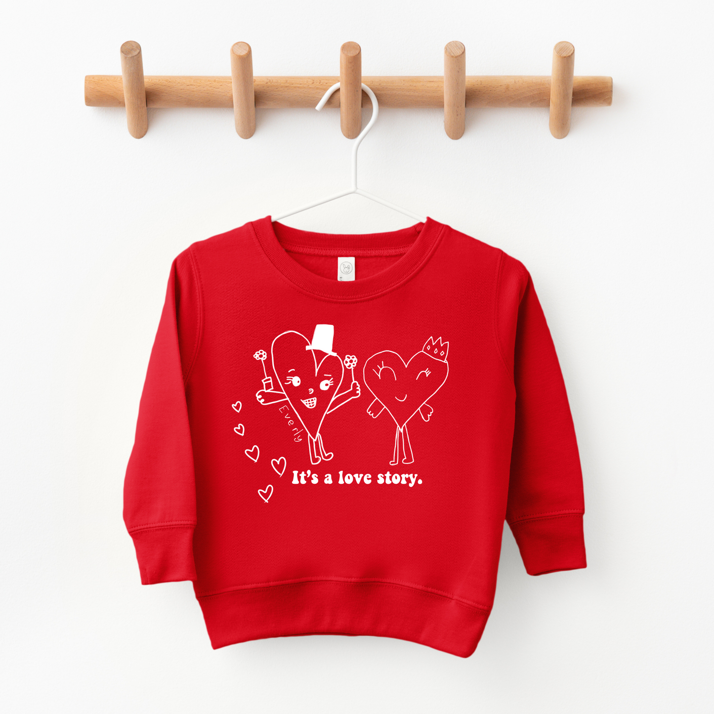It's A Love Story | Fleece Crewneck