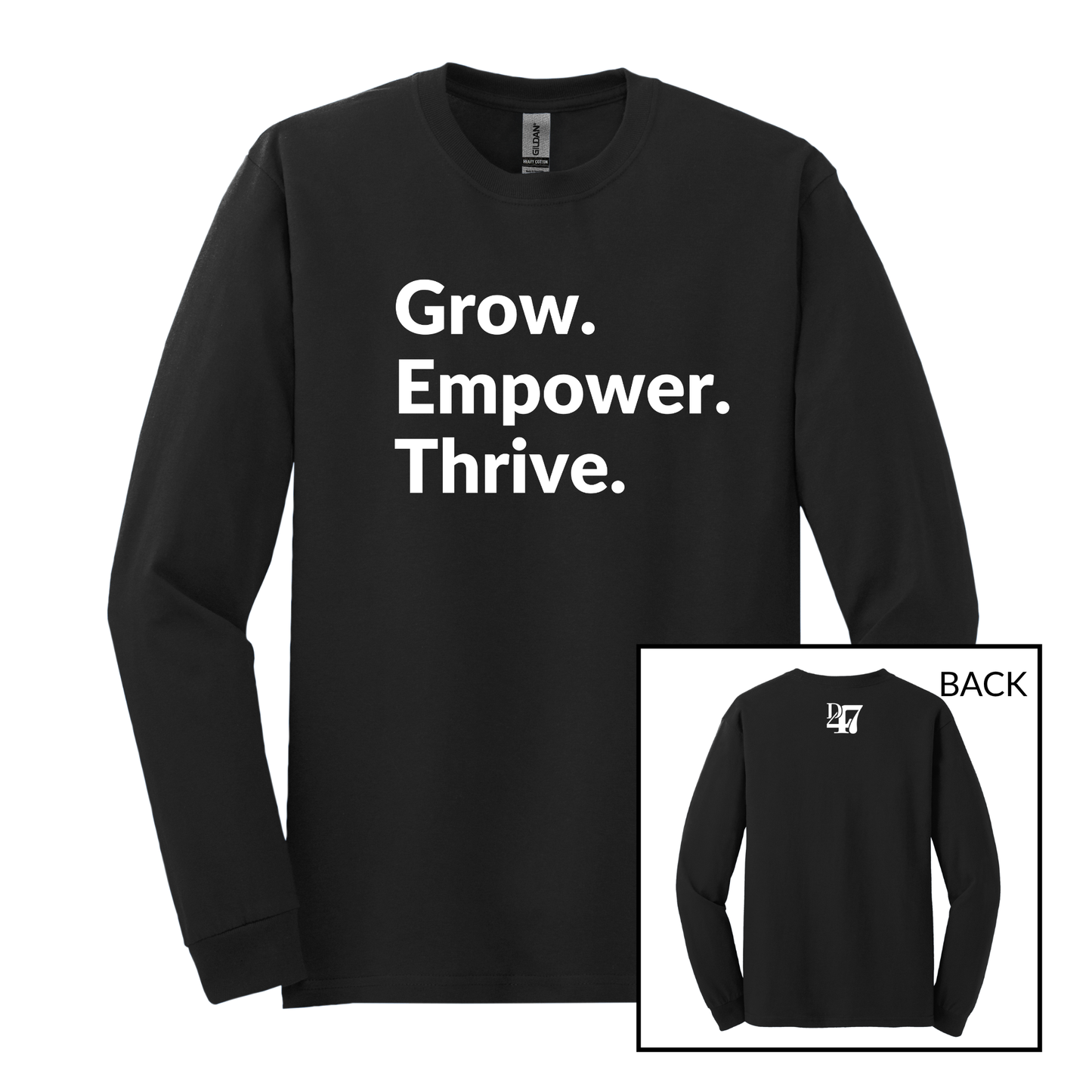 Mission Statement White | Long Sleeve Adult Tee