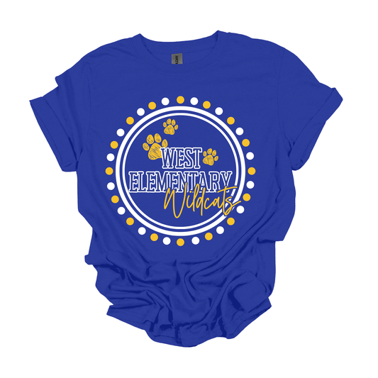 Polka Dot Wildcats | Short Sleeve Tee