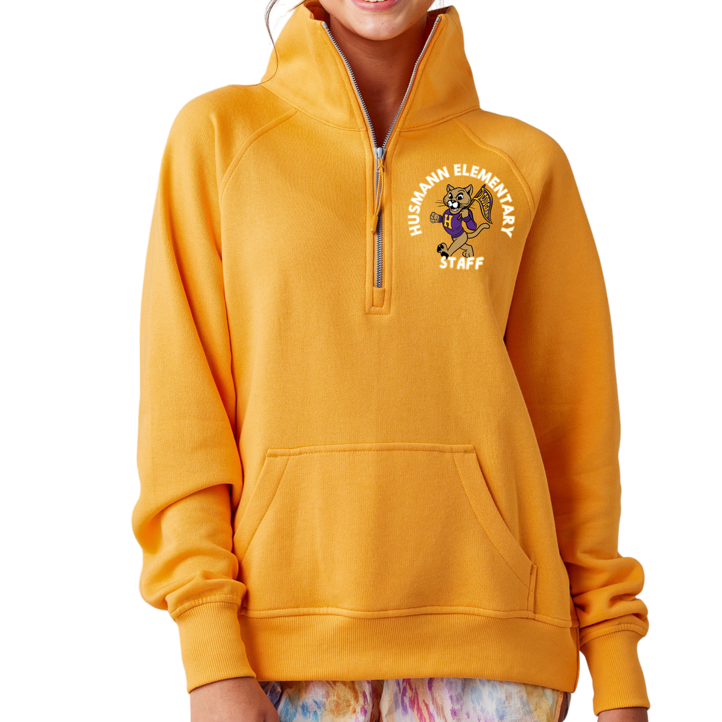 Staff Husmann Elementary | Adult Quarter Zip Fleece