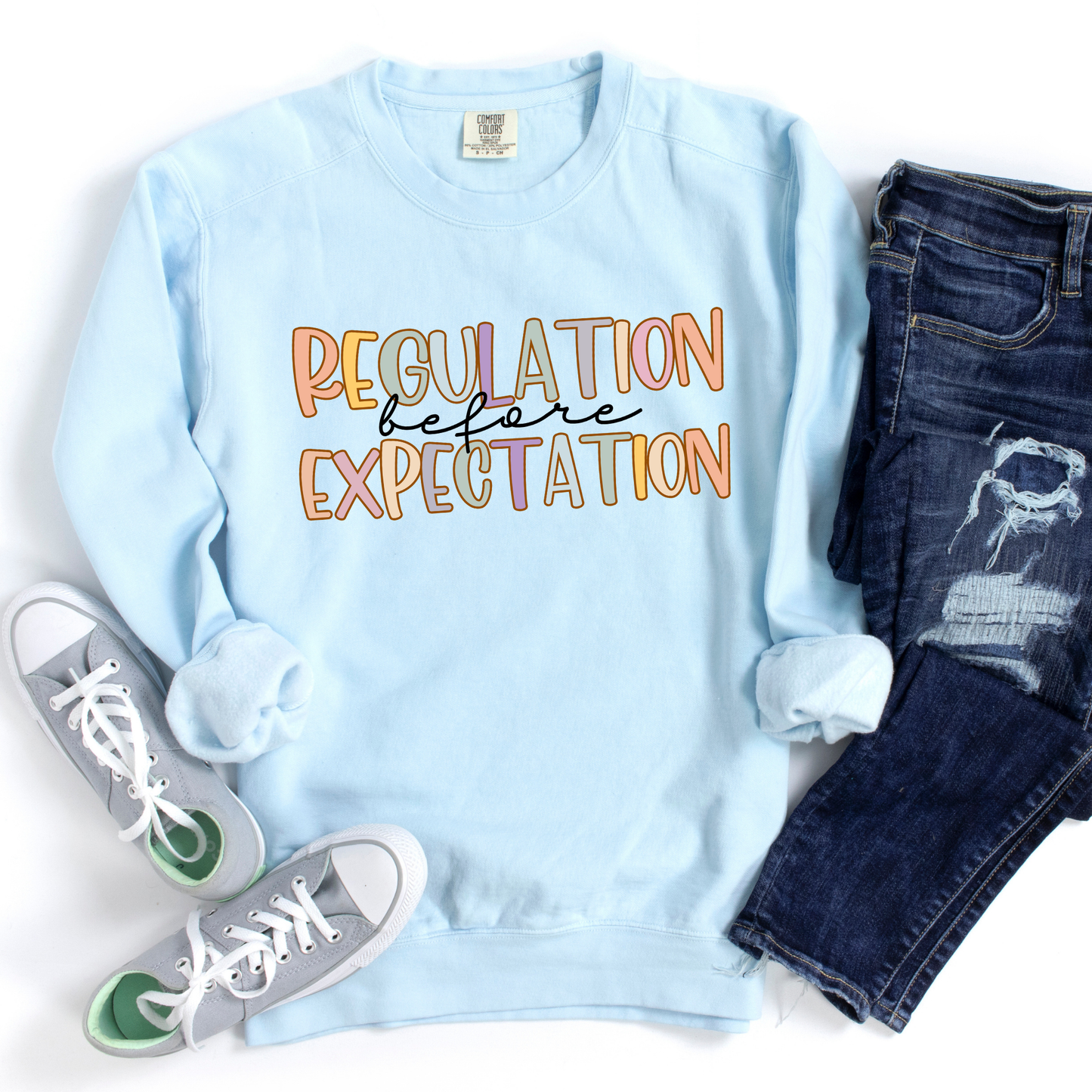 Regulation Before Expectation | Adult Crewneck