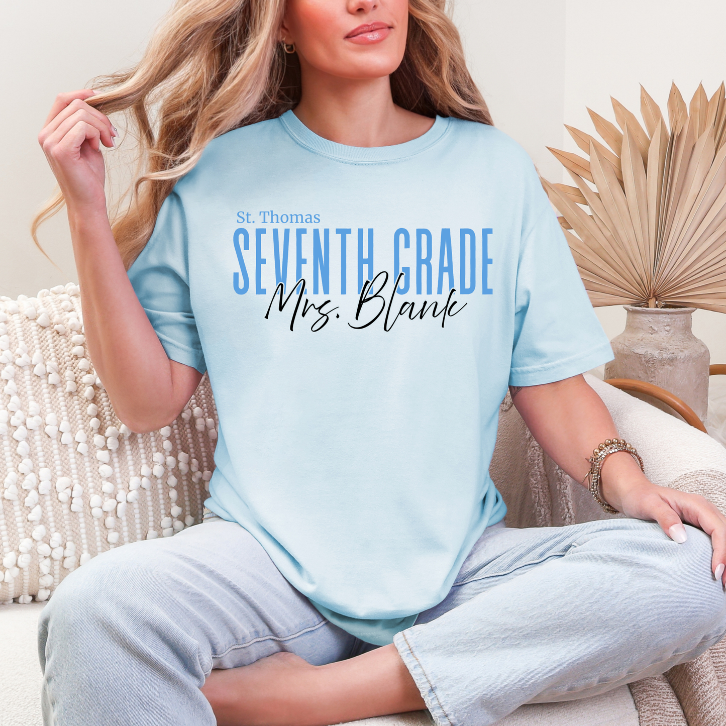 Personalized Junior High Teacher | Short Sleeve Adult Tee