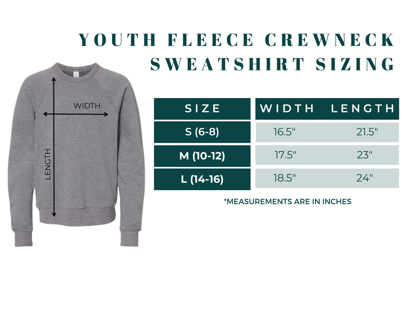 Tigers | Youth Fleece Crewneck