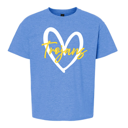 Trojan Love | Short Sleeve Youth Tee