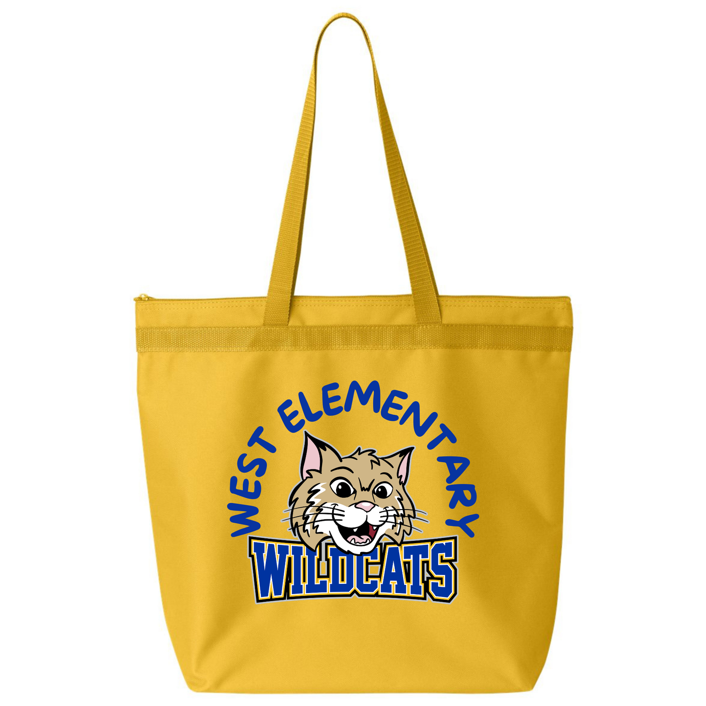 West Elementary Wildcats | Zippered Tote Bag