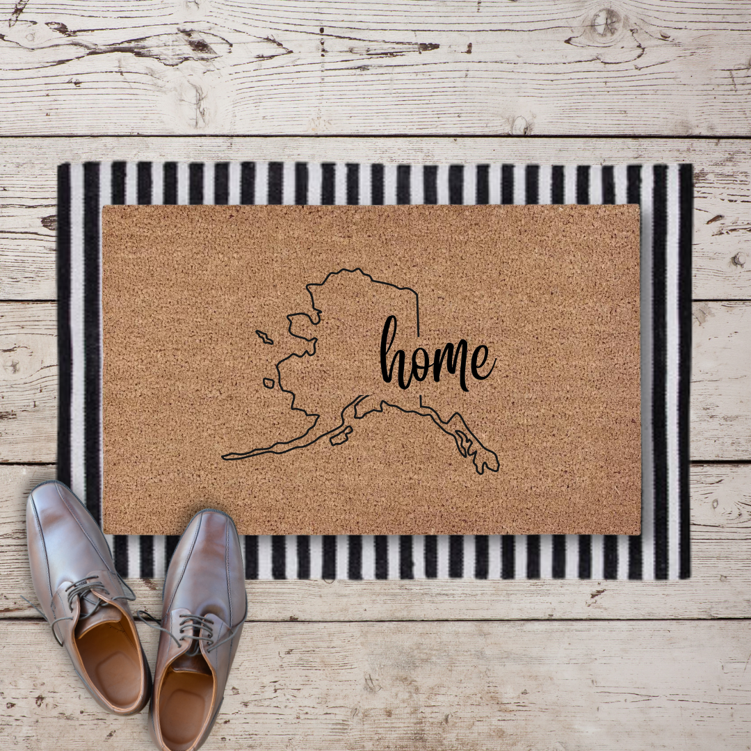 Alaska State | Custom Doormat