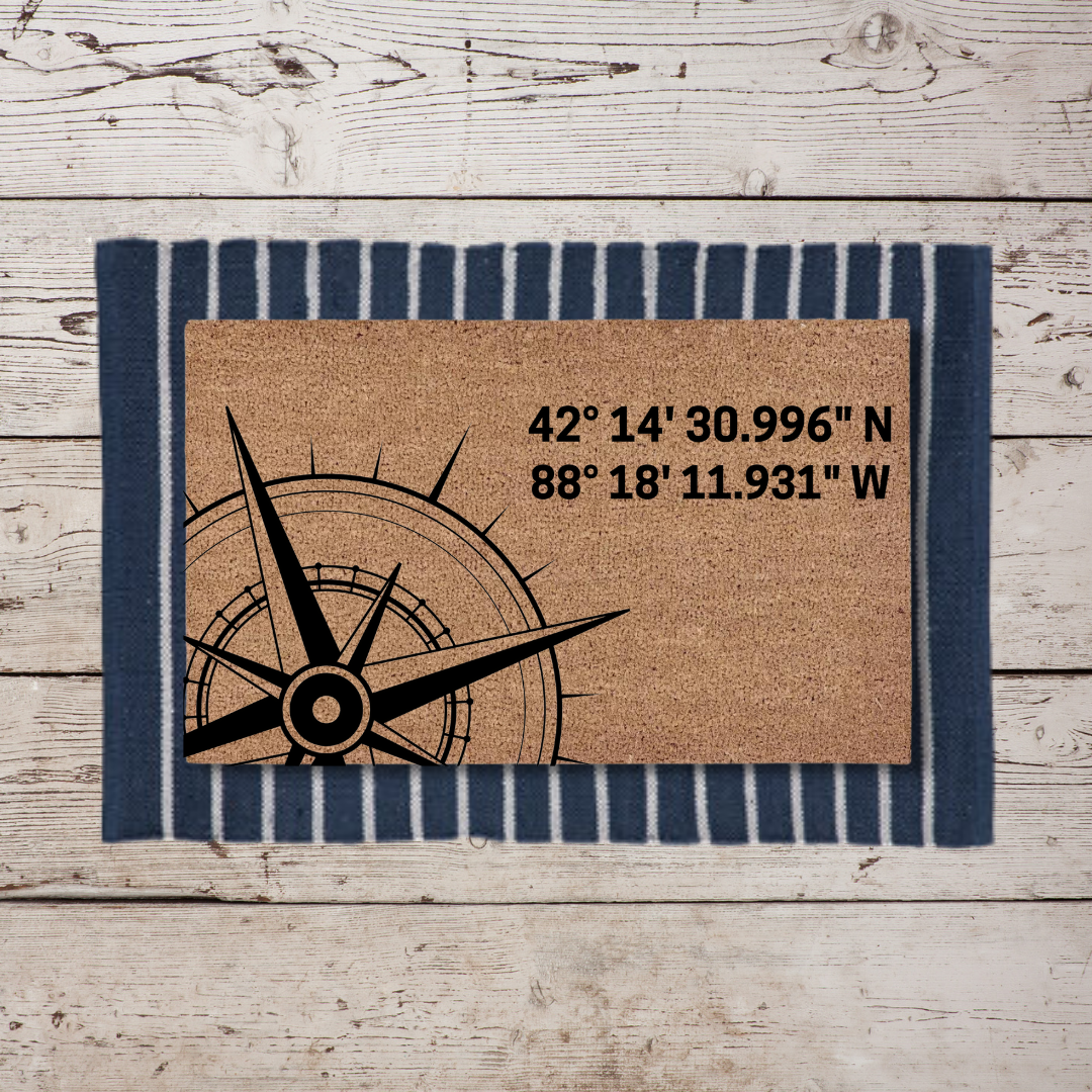 Coordinates | Custom Doormat