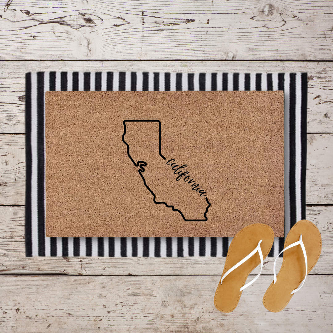 California State | Custom Doormat