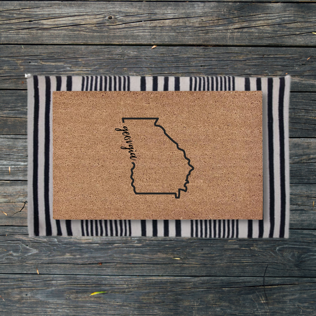Georgia State | Custom Doormat