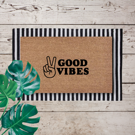 Good Vibes | Custom Doormat