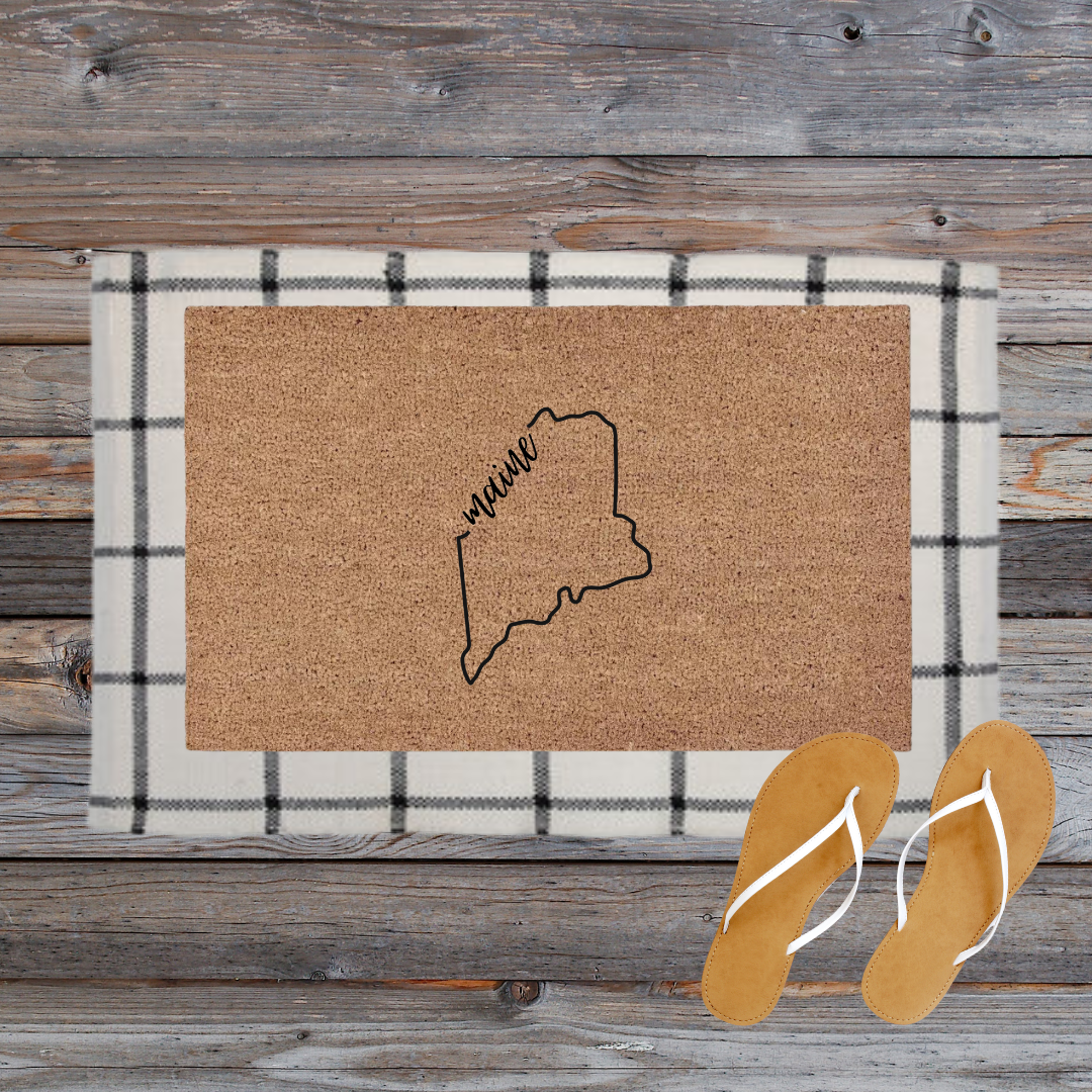 Maine State | Custom Doormat
