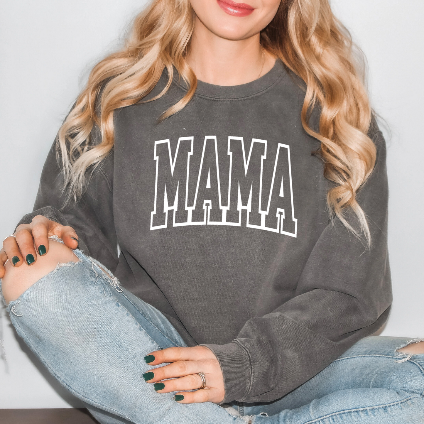 Mama Varsity | Adult Crewneck