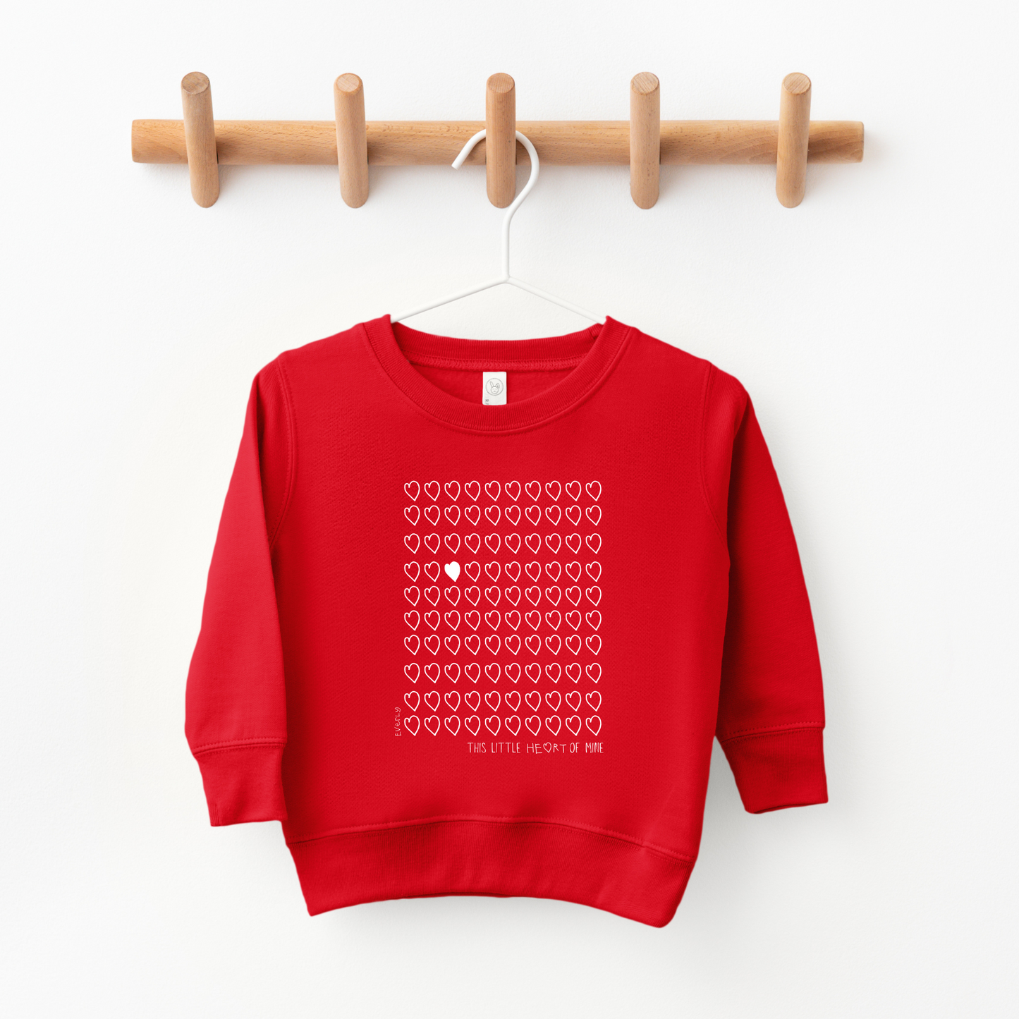 This Little Heart of Mine | Fleece Crewneck