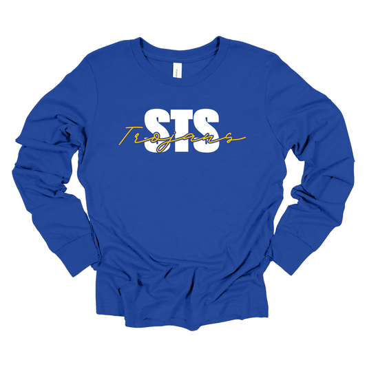 STS Trojans | Long Sleeve Adult Tee