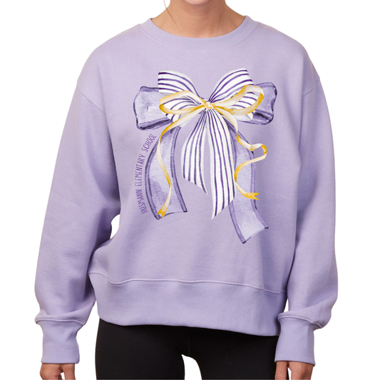 Husmann Bows | Ladies Boxy Crewneck