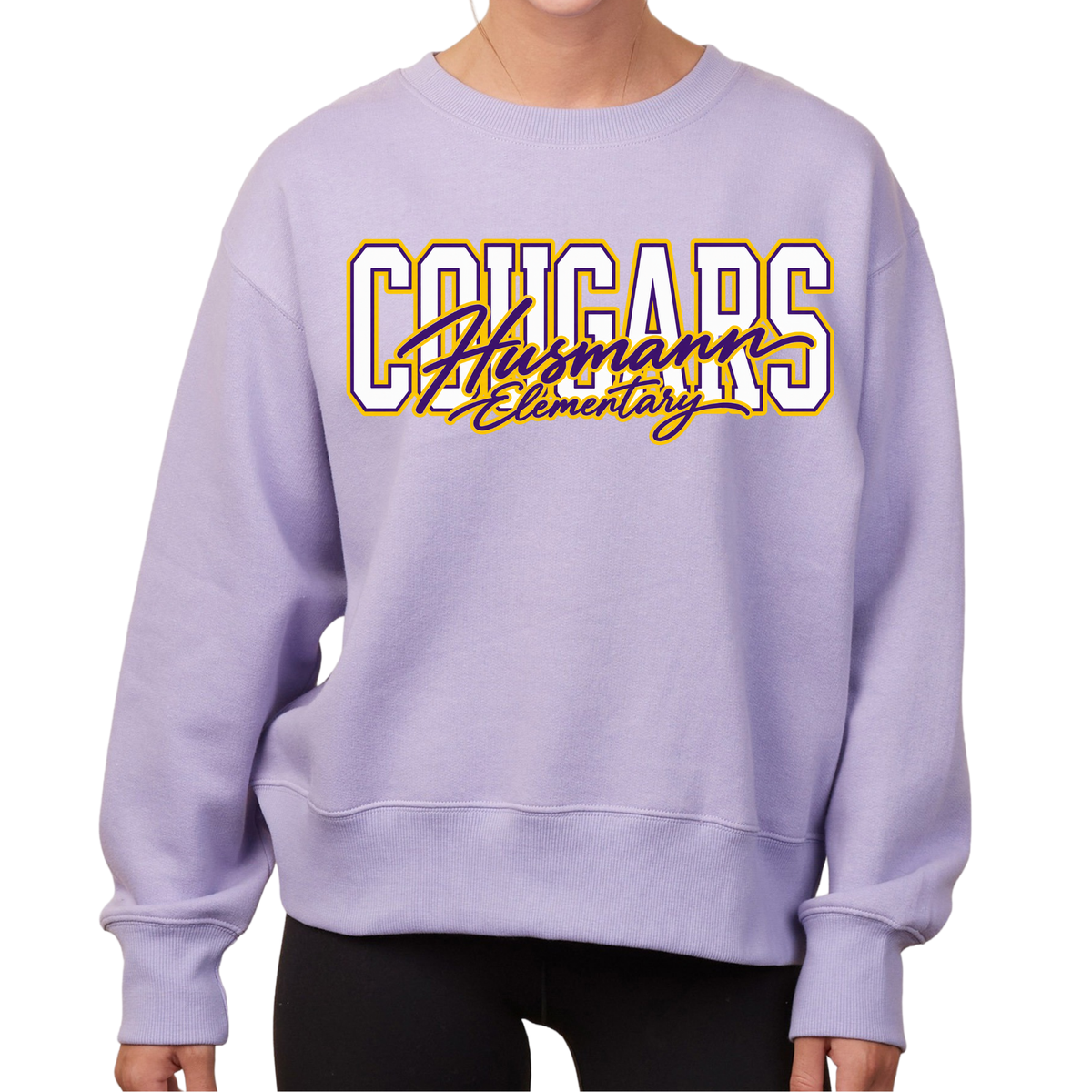 Cougars | Ladies Boxy Crewneck