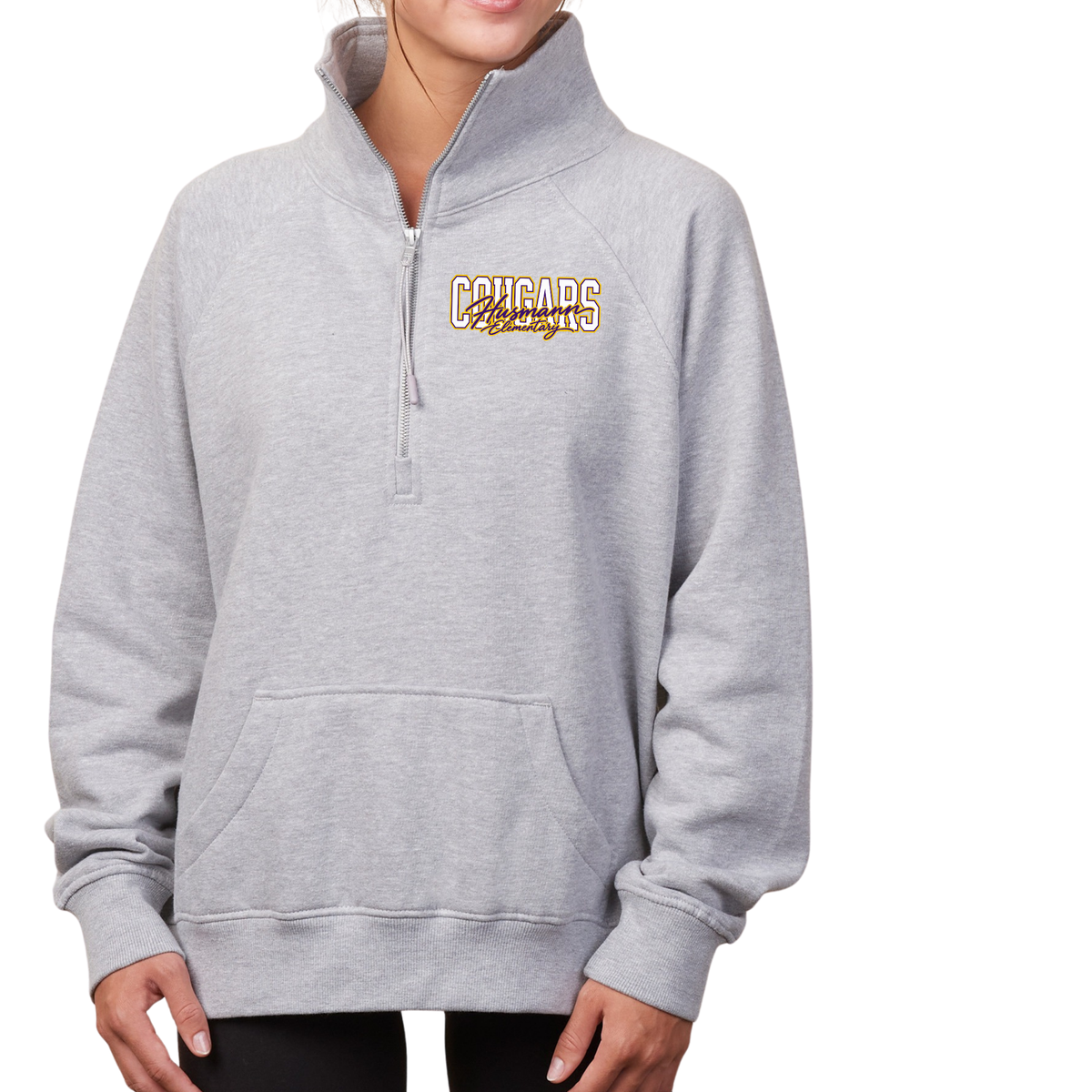 Cougars | Womens Quarter Zip Fleece