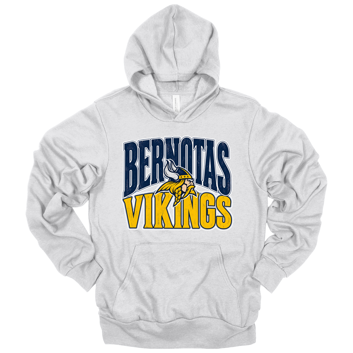 Bernotas Vikings Mascot | Adult Hooded Sweatshirt