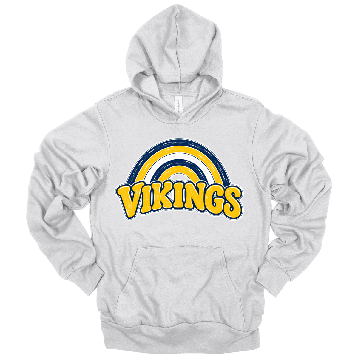 Vikings Rainbow | Adult Hooded Sweatshirt