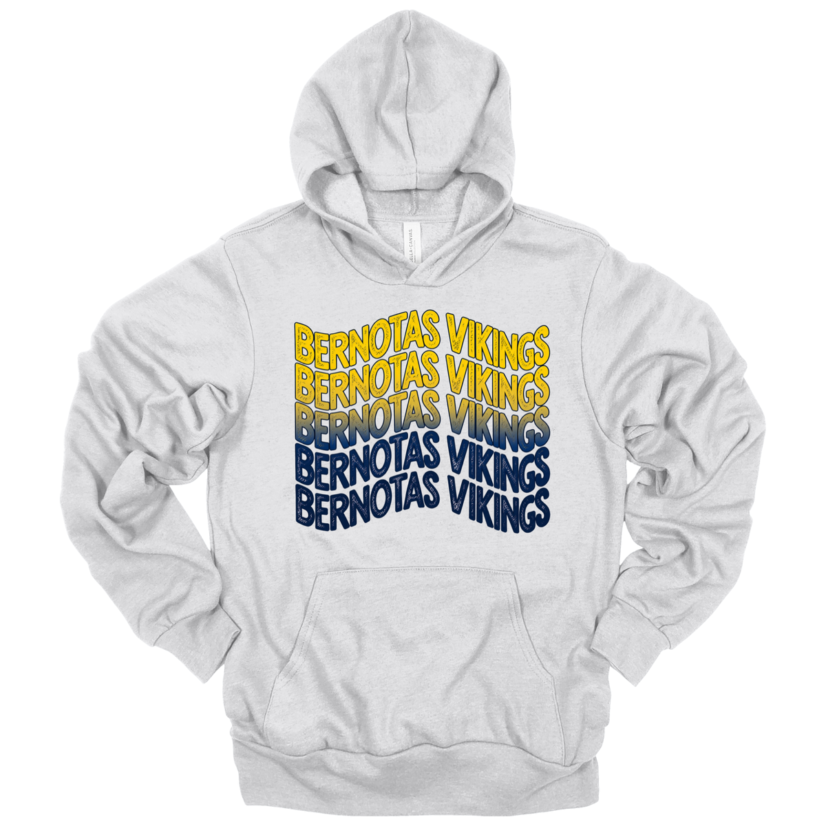 Wavy Bernotas Vikings | Adult Hooded Sweatshirt