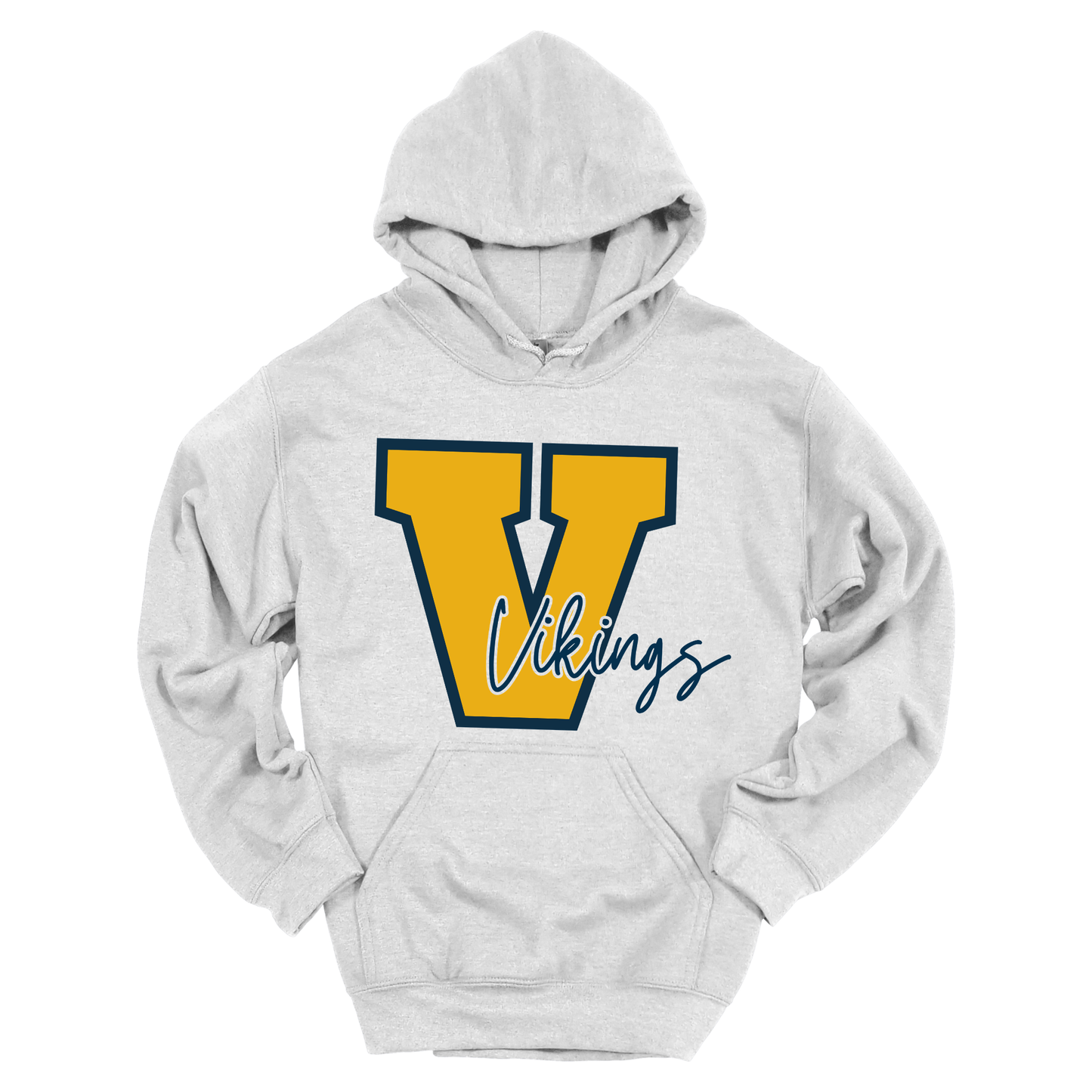 Big V for Vikings | Youth Hooded Sweatshirt