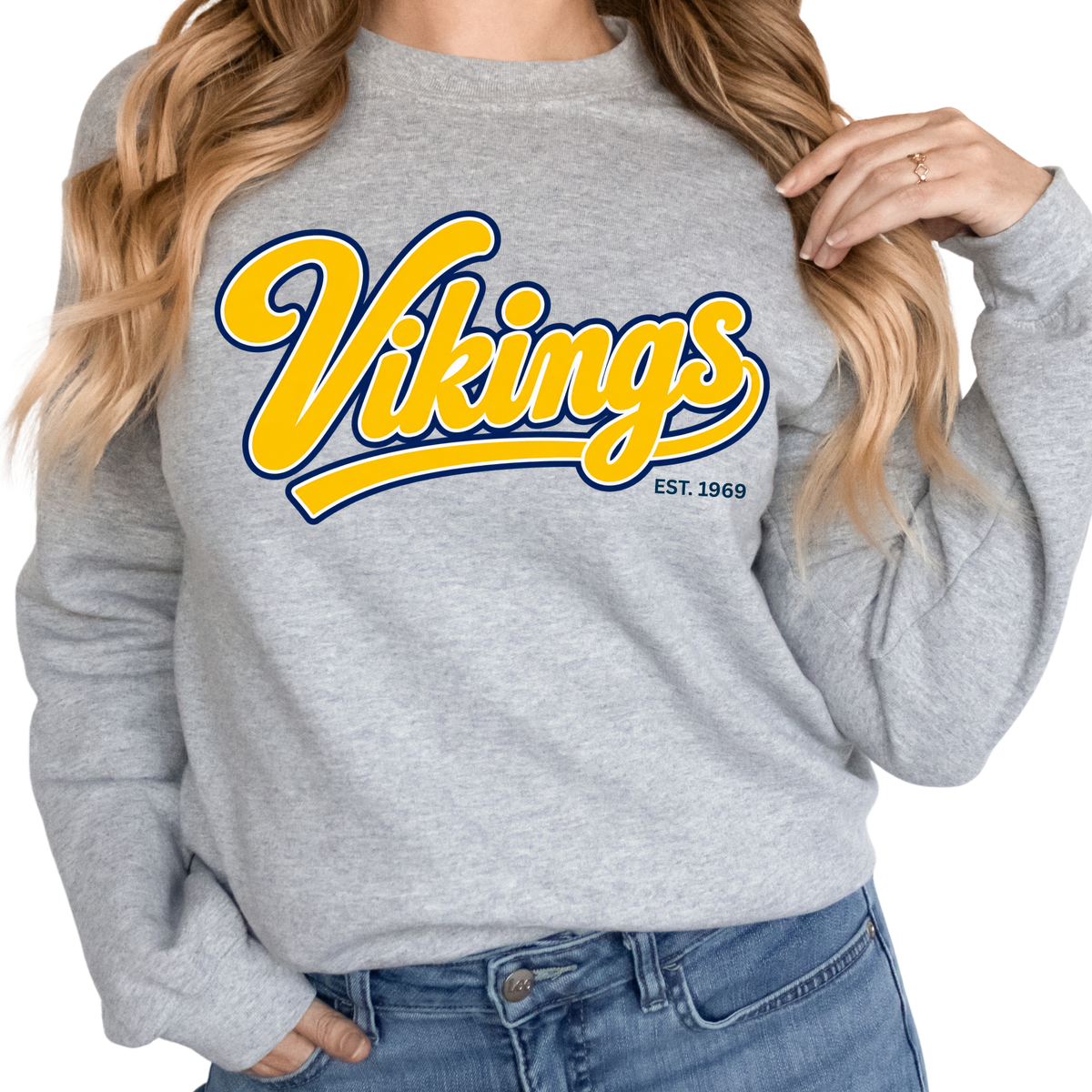 Vikings, Est. 1969 | Adult Crewneck