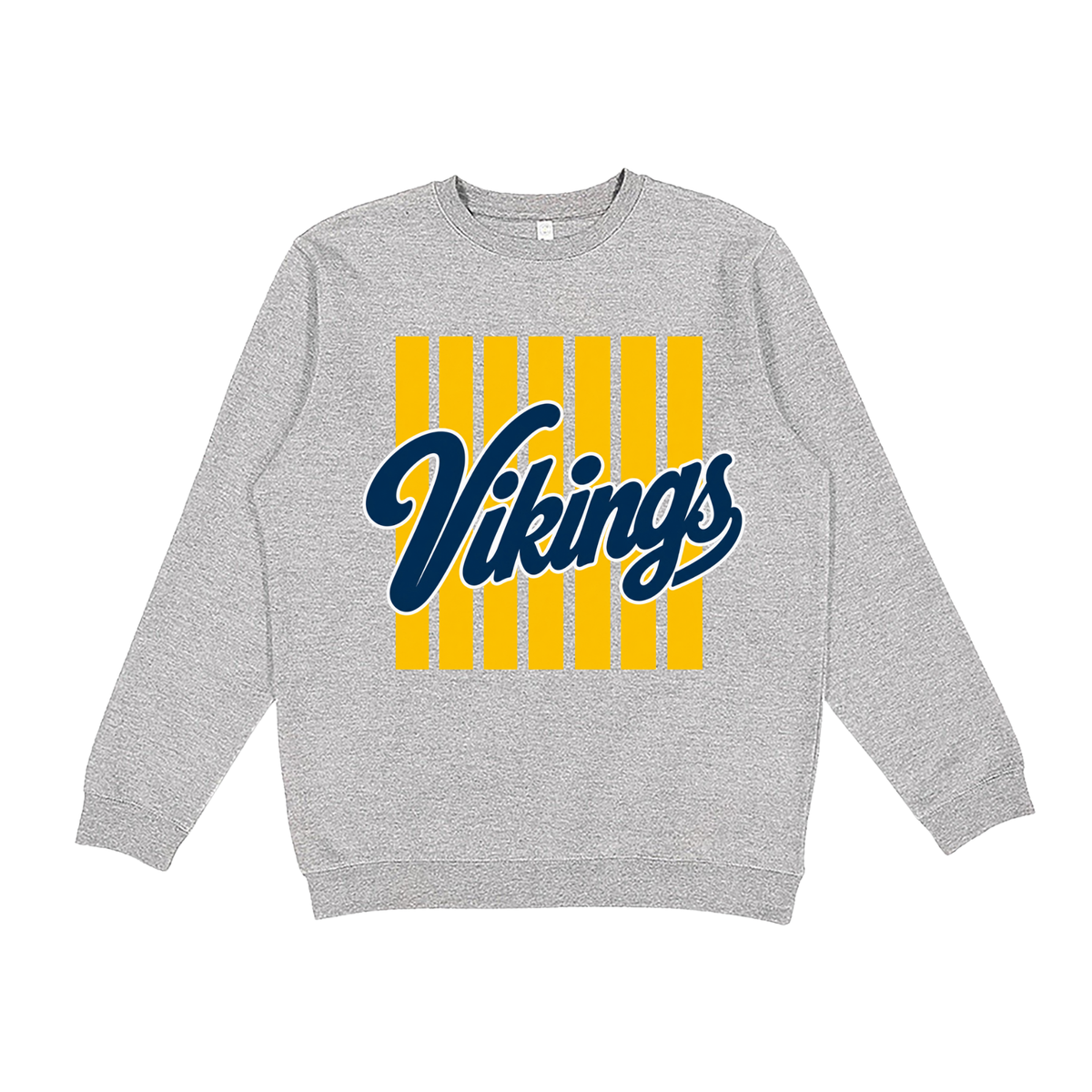 Vikings Stripe | Youth Fleece Crewneck