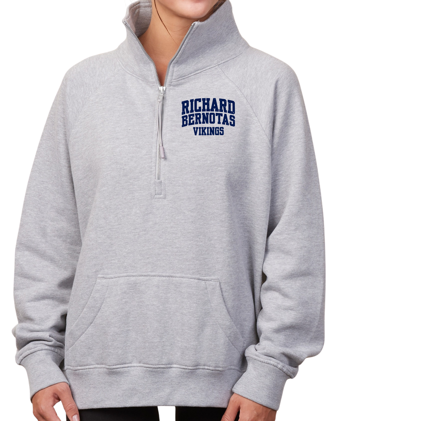 Richard Bernotas Vikings | Womens Quarter Zip Fleece