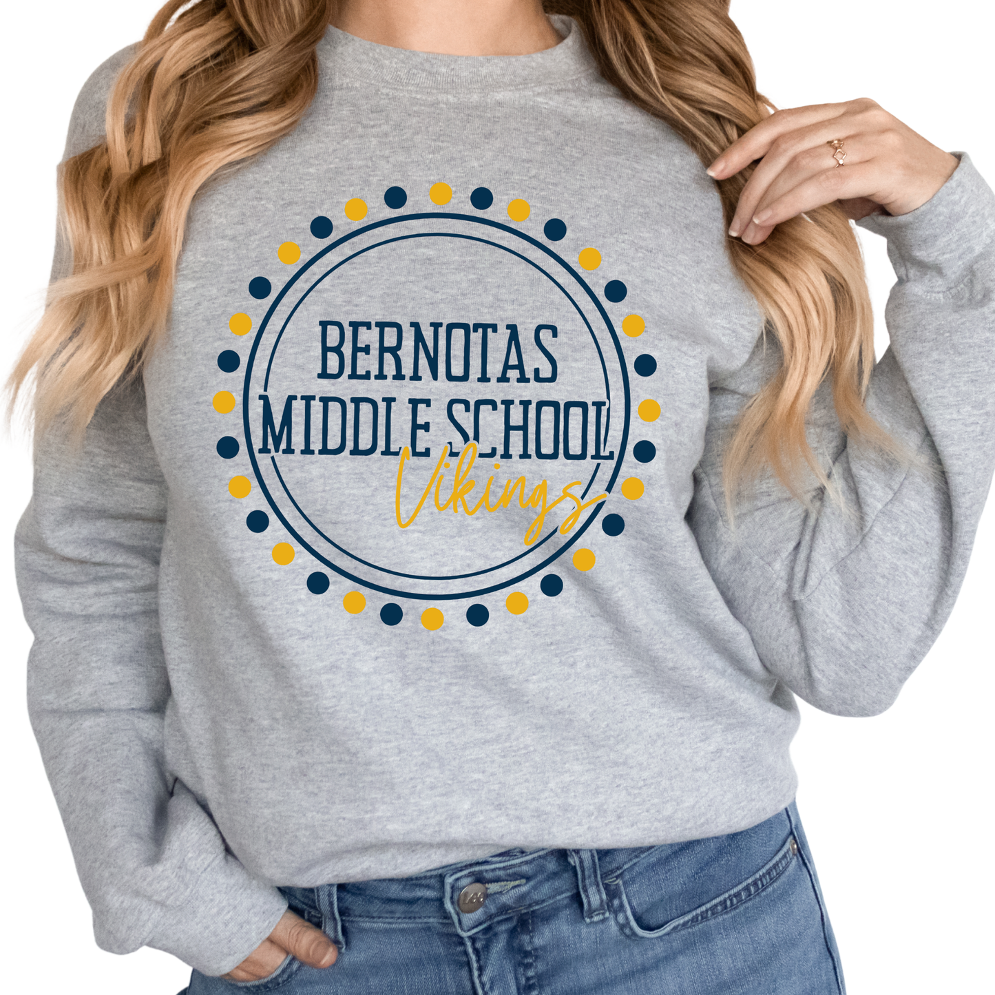 Polka Dot Vikings | Adult Crewneck