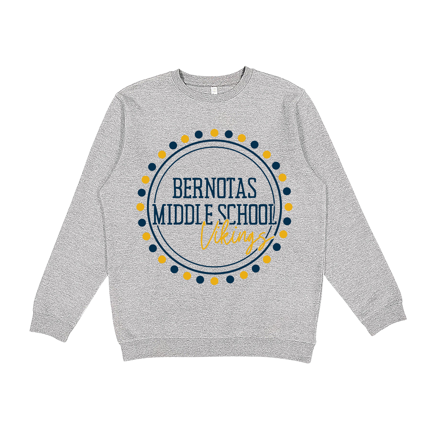 Polka Dot Vikings | Youth Fleece Crewneck