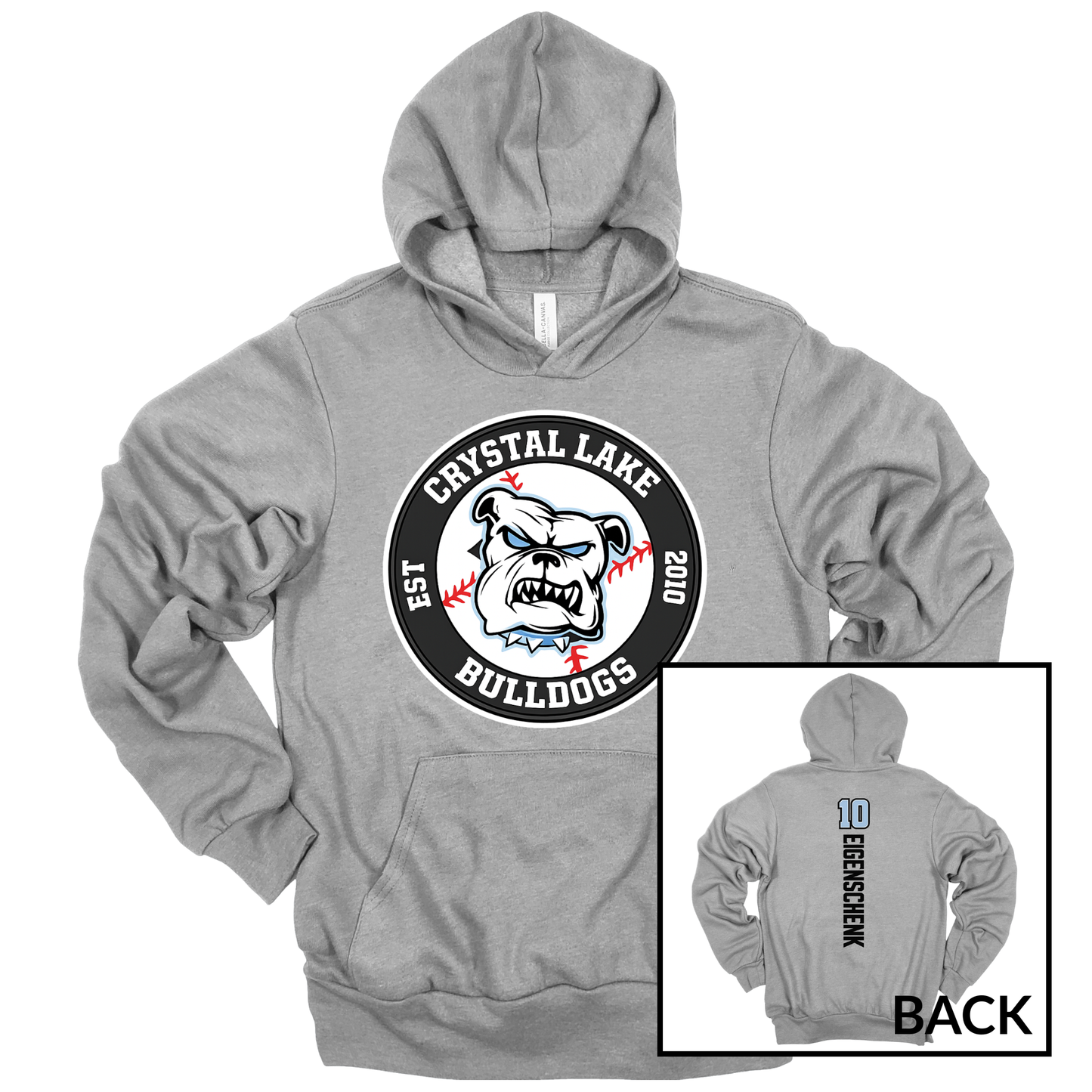 Bulldogs Logo | Adult Hooded Sweatshirt
