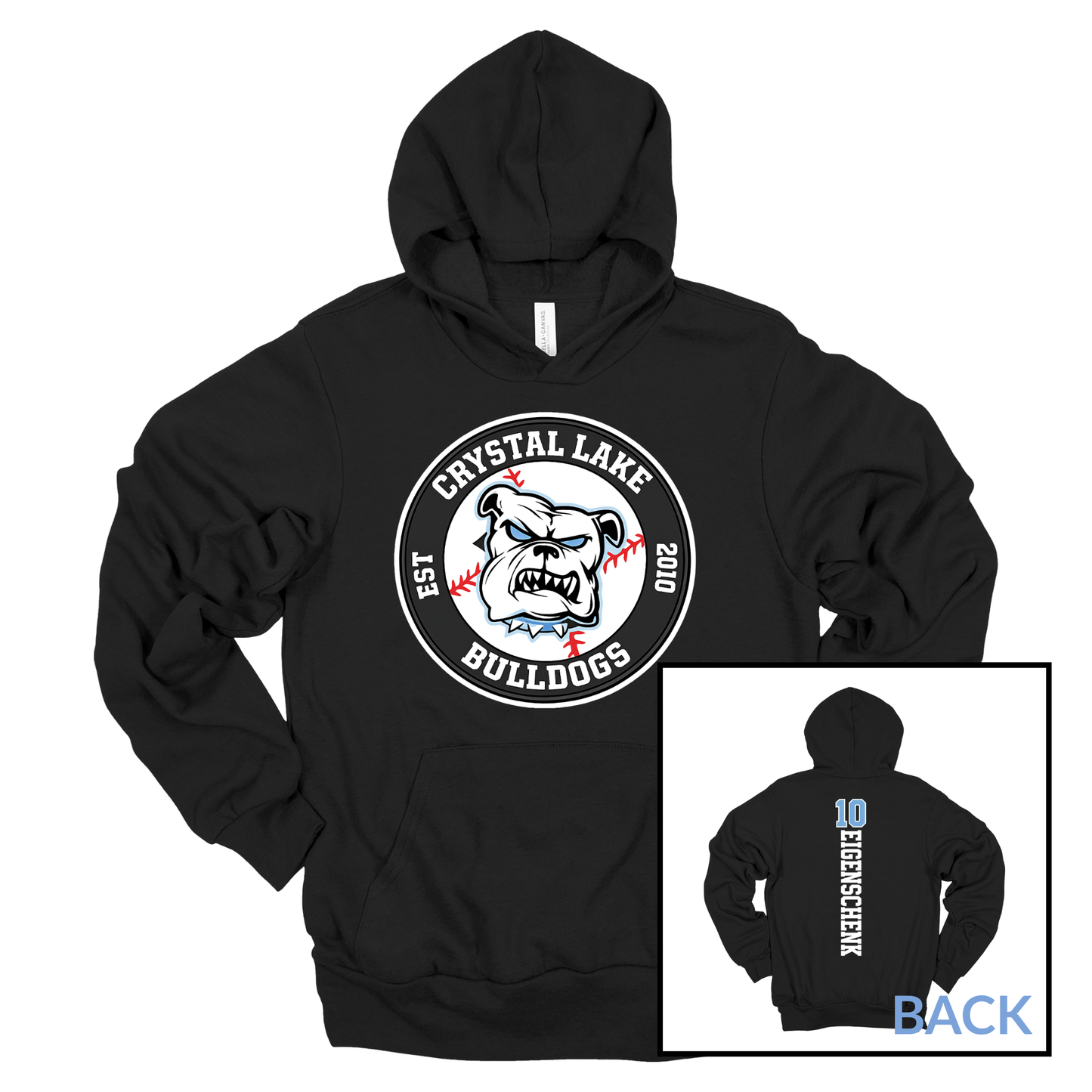 Bulldogs Logo | Adult Hooded Sweatshirt