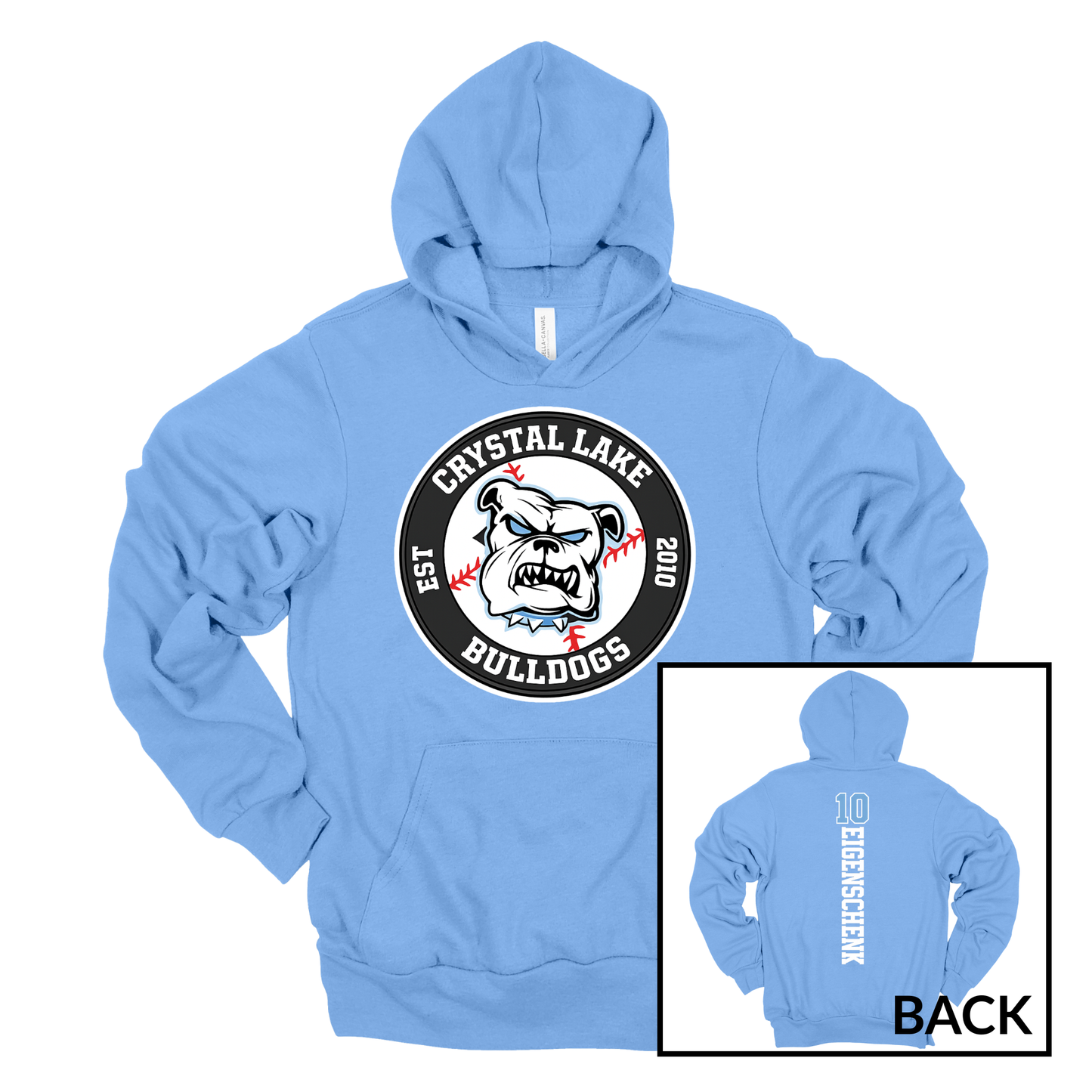 Bulldogs Logo | Adult Hooded Sweatshirt