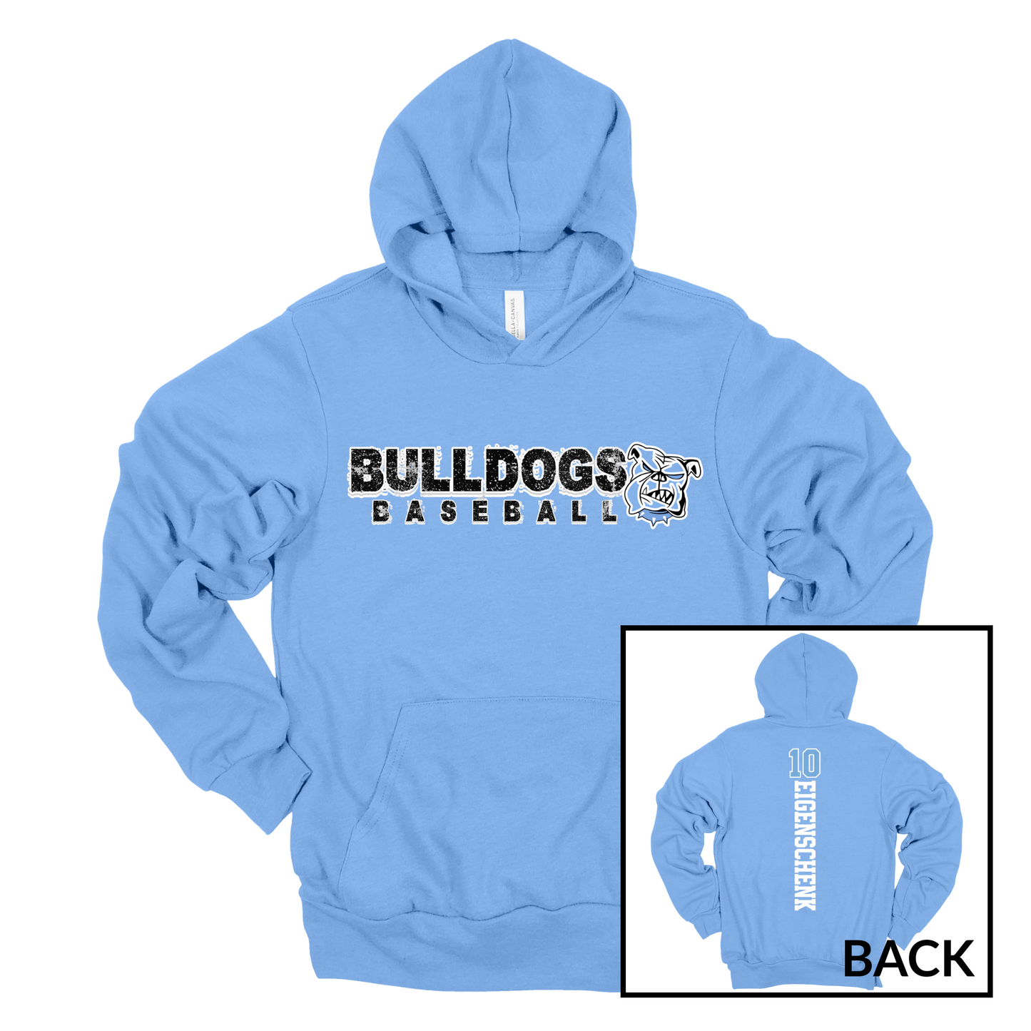 Bulldogs Baseball | Adult Hooded Sweatshirt