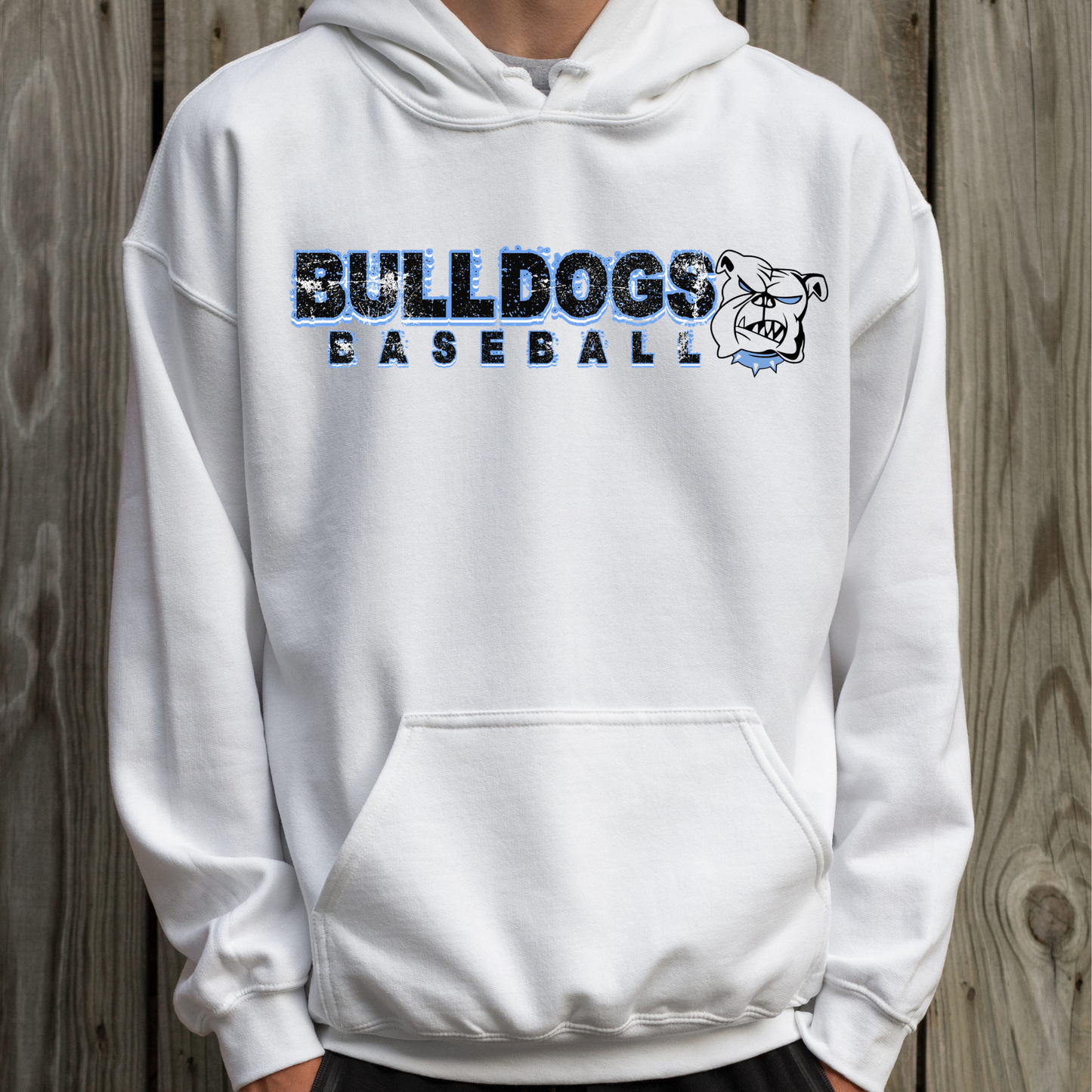 Bulldogs Baseball | Adult Hooded Sweatshirt