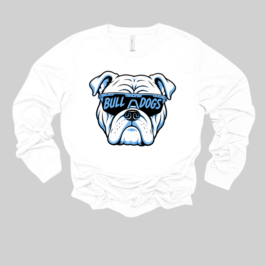 Bulldog Glasses | Long Sleeve Tee
