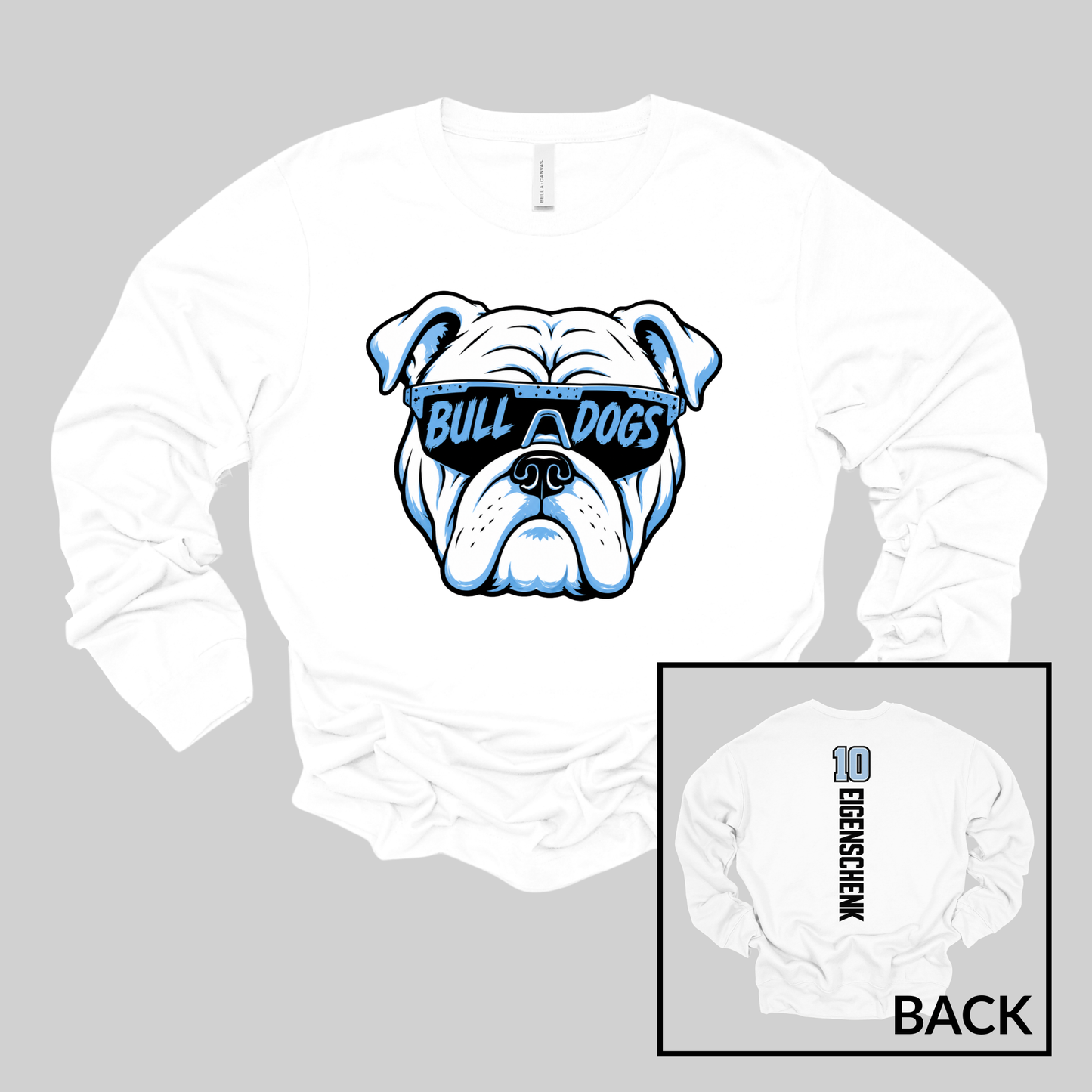 Bulldog Glasses | Long Sleeve Tee