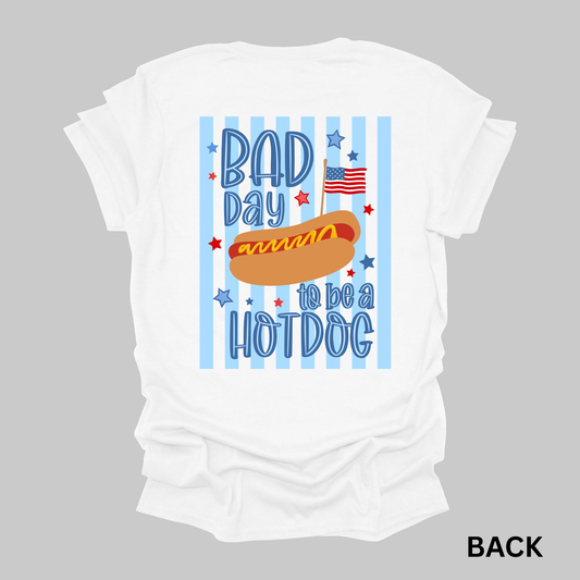 Bad Day To Be a Hot Dog | Short Sleeve Youth Tee